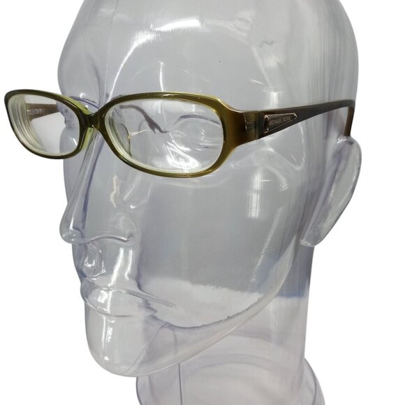 Michael Kors M2660 Green Plastic Eyeglass Frames 52-18-140 Olive Rectangle - Picture 1 of 11